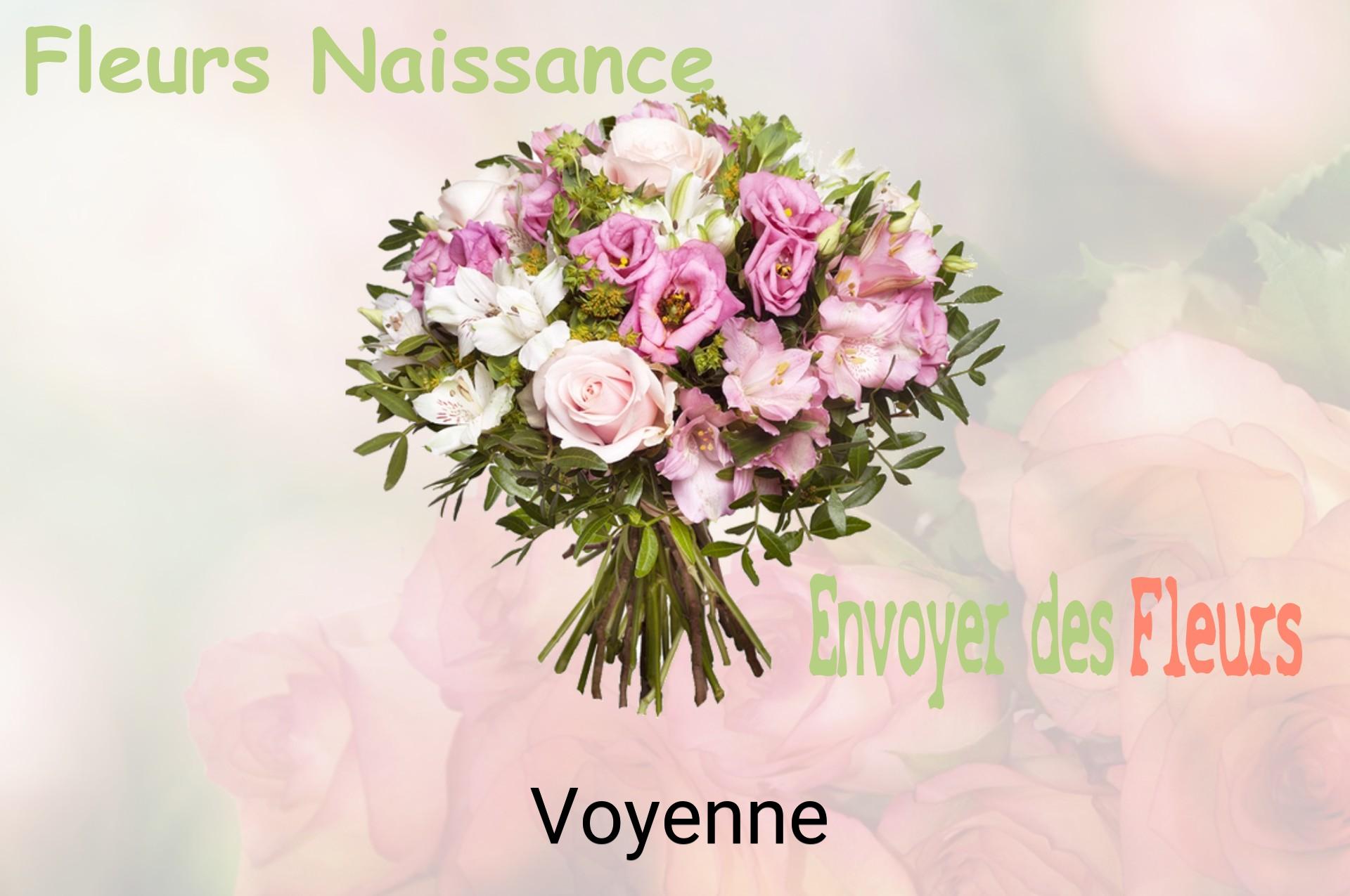 Bouquet de fleurs de naissance livré à Voyenne
